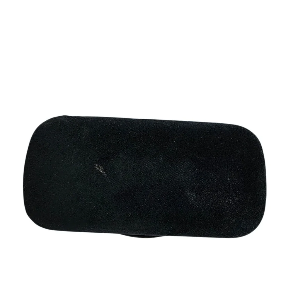 GUCCI Hard‎ Shell Sunglasses Eyeglass Case with Soft Pouch Black Designer Preppy